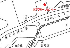 瀬戸グリーンセンター付近の地図