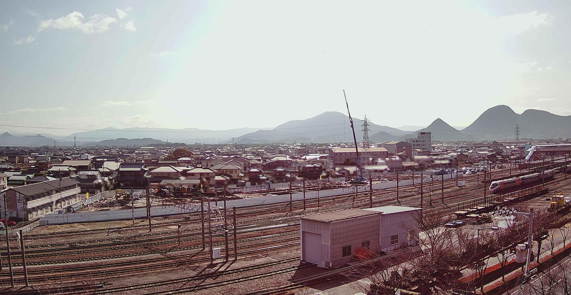 三葉商事株式会社から定点カメラで工事の様子を撮影した写真